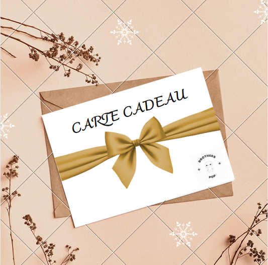 Carte cadeau Brotherspop